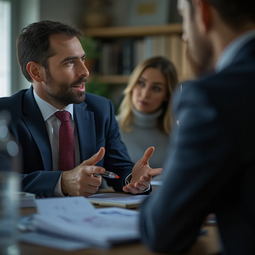 Consultant ProConseil en réunion avec un client